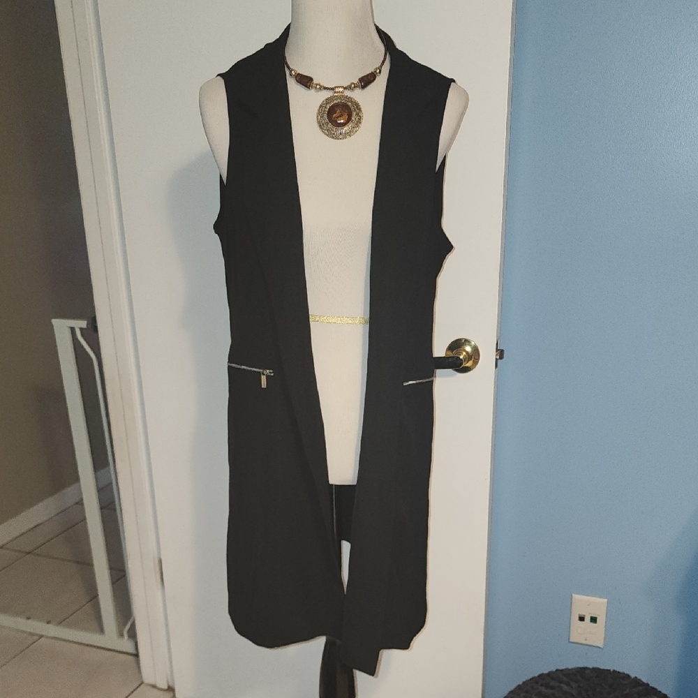 Calvin Klein Black Sleeveless Vest